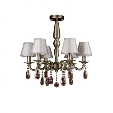 Люстра потолочная Lightstar 779568 ENGENUO 6х40W Bronze